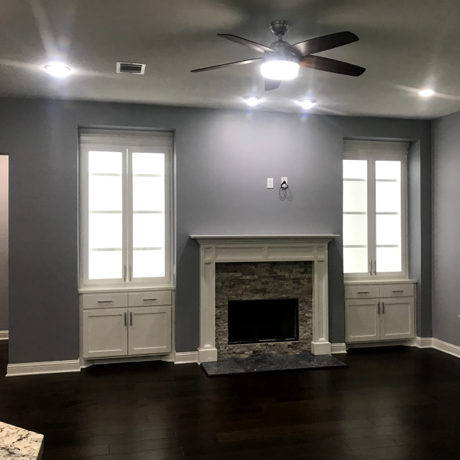 Renovated living room