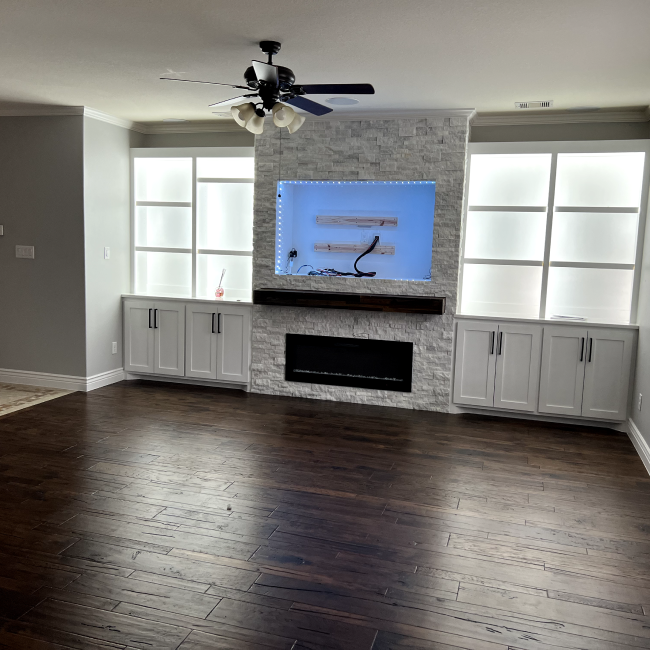 Renovated living room