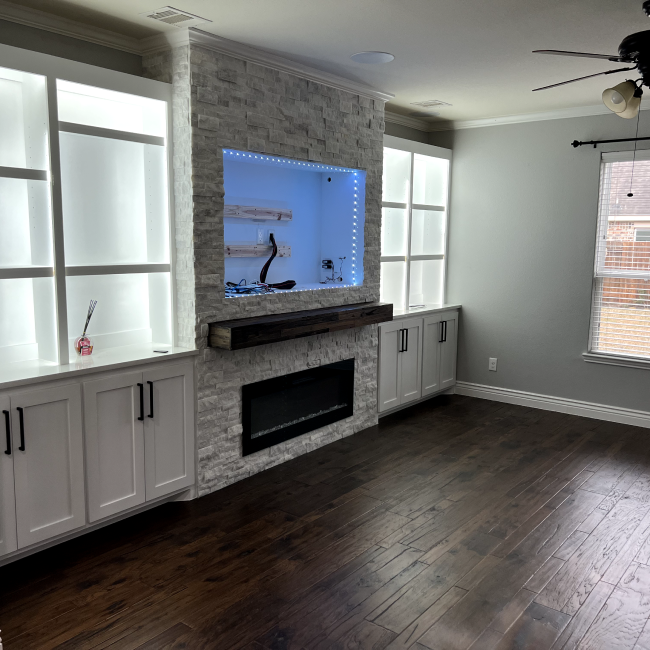 Renovated living room