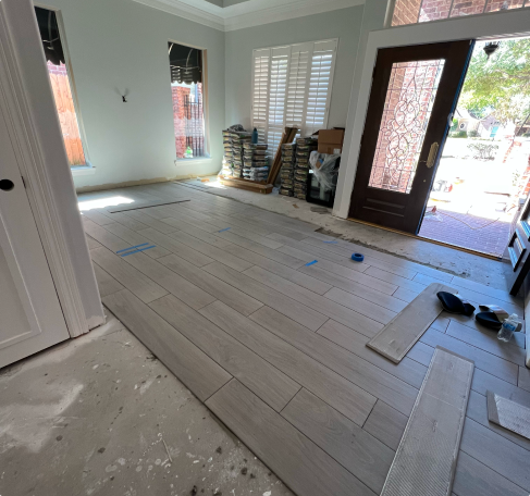 Flooring and tile work image